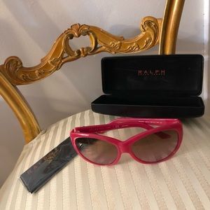 **SOLD**Authentic Ralph Laurent fuchsia cat eye